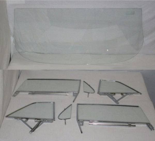 1963-1964 Cadillac Convertible Complete Glass Package with Assembled Side Set CG-CAD-63-64-CV-SSA-EX