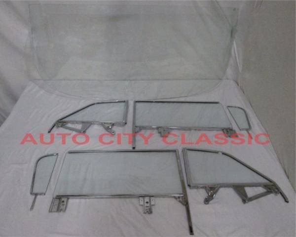 1959-1960 Buick / Cadillac / Oldsmobile Convertible Complete Glass Package with Assembled Side Glass Set CG-BCO-59-60-CV-SSA