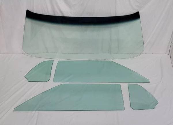 1969 Ford Mustang / Mercury Cougar Convertible Complete Glass Package (Jan-Oct) CGF-69-MSTG-CV-GLUE1