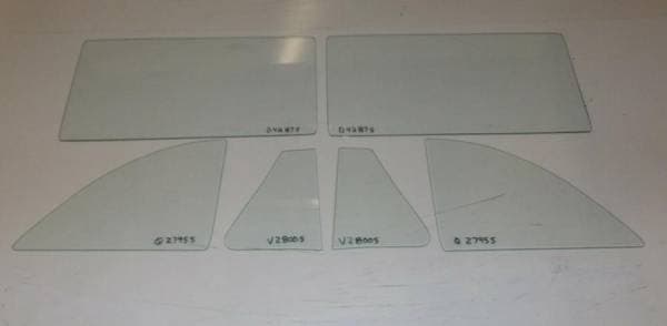 1948-1949 Buick / Cadillac / Oldsmobile Convertible Side Glass Set SS-BCO-48-49-CV
