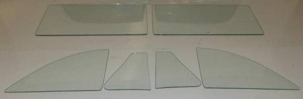1946-1948 Chrysler / De Soto / Dodge Club Coupe 6 Piece Side Glass Set SS-CDD-46-48-CP-6P