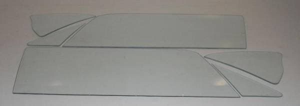 1964-1966 Ford Mustang Convertible Side Glass Set SS-MSTG-64-66-CV